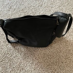 Black Leather Purse